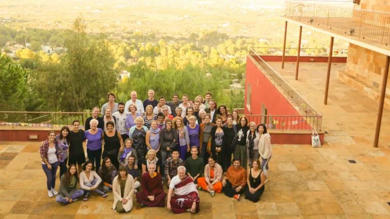 Befriend Your Emotions Group photo from the Cultivating Emotional Balance teacher training, 2016